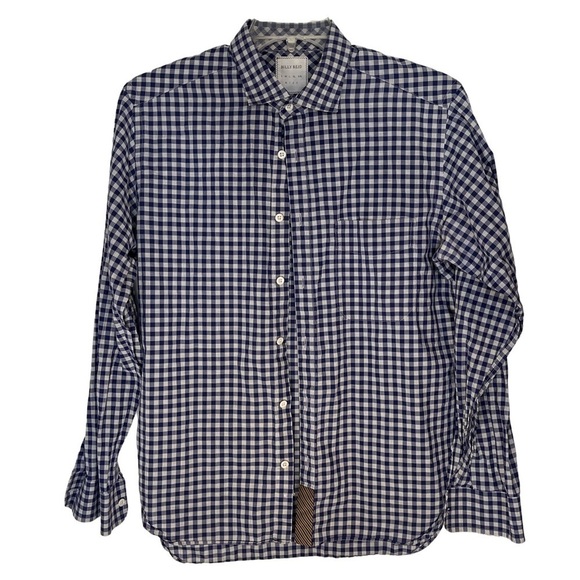 Billy Reid Checked Plaid Button Down Shirt - Picture 1 of 12